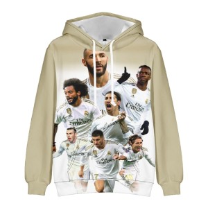  Bluza dziecięca 3D Piłkarska REAL MADRYT Rozmiar 100-160