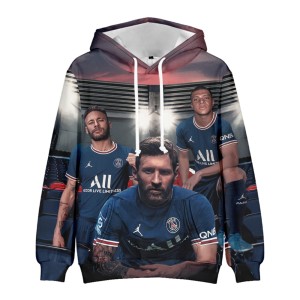  Bluza dziecięca 3D Piłkarska PSG Rozmiar 100-160