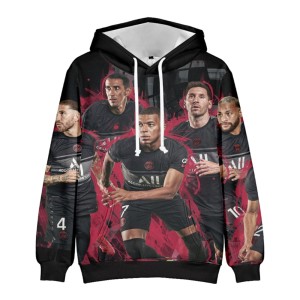  Bluza dziecięca 3D Piłkarska PSG Rozmiar 100-160