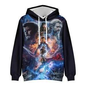  Bluza dziecięca 3D THOR Avengers r.100-160