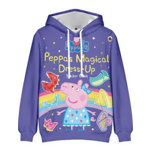 Bluza Dziecięca 3D Świnka Pepa Rozmiar 100-160cm 