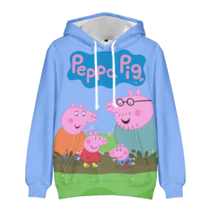 Bluza Dziecięca 3D Świnka Pepa Rozmiar 100-160cm 