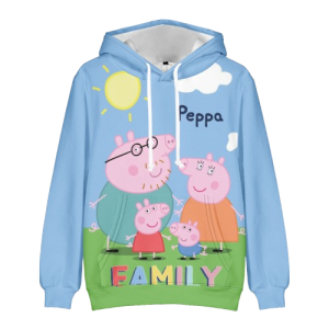 Bluza Dziecięca 3D Świnka Pepa Rozmiar 100-160cm