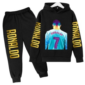 Dres Dziecięcy Ronaldo Zestaw Bluza z Kapturem + Spodnie bawełniane