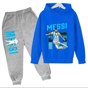 Dziecięcy Dres MESSI z Kapturem Unisex 2-Częściowy Komplet: Bluza i Spodnie  
