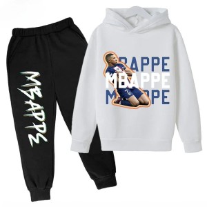 Dziecięcy Zestaw Dresowy Kylian Mbappé – Bluza i Spodnie 