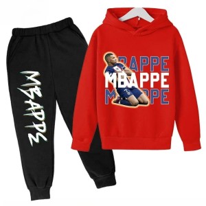 Dziecięcy Zestaw Dresowy Kylian Mbappé – Bluza i Spodnie 