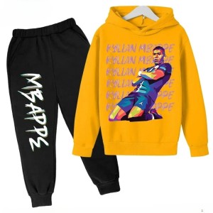 Dziecięcy Zestaw Dresowy Kylian Mbappé – Bluza i Spodnie 