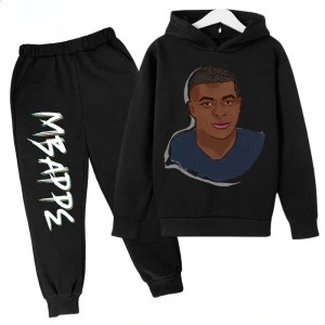 Dziecięcy Zestaw Dresowy Kylian Mbappé – Bluza i Spodnie 