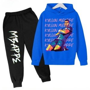 Dziecięcy Zestaw Dresowy Kylian Mbappé – Bluza i Spodnie 