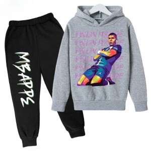 Dziecięcy Zestaw Dresowy Kylian Mbappé – Bluza i Spodnie 