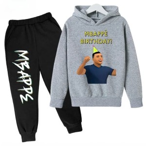Dziecięcy Zestaw Dresowy Kylian Mbappé – Bluza i Spodnie 