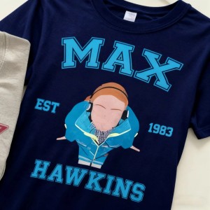 Koszulka Hawkins 1983 – T-shirt Sportowy Retro Bawełniana Koszulka Unisex