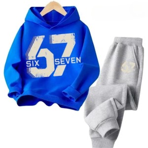 Dziecięcy Zestaw Dresowy Bluza z Kapturem i Spodnie Six seven Komplet dla Chłopca i Dziewczynki 3-12 lat 2026 