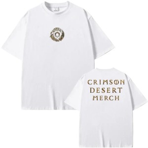 Koszulka Crimson Desert 2026 – Bawełniany T-shirt Męski Oversize  Gaming Style 