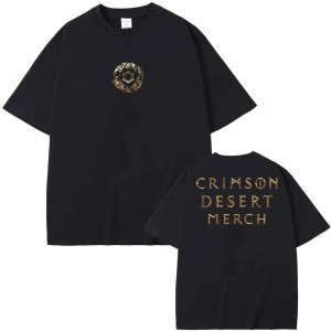 Koszulka Crimson Desert 2026 – Bawełniany T-shirt Męski Oversize  Gaming Style