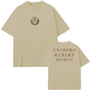 Koszulka Crimson Desert 2026 – Bawełniany T-shirt Męski Oversize  Gaming Style
