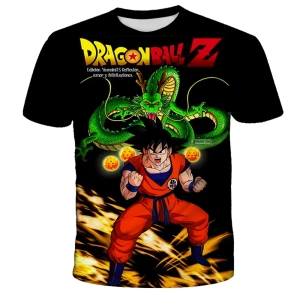 Koszulka Dragon Ball 3D – T-shirt z nadrukiem dla dzieci i dorosłych