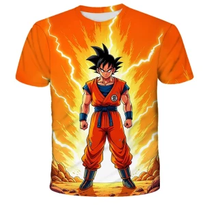 Koszulka Dragon Ball 3D – T-shirt z nadrukiem dla dzieci i dorosłych