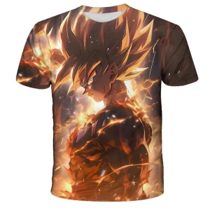 Koszulka Dragon Ball 3D – T-shirt z nadrukiem dla dzieci i dorosłych