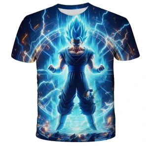 Koszulka Dragon Ball 3D – T-shirt z nadrukiem dla dzieci i dorosłych