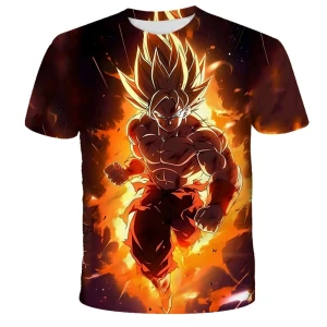 Koszulka Dragon Ball 3D – T-shirt z nadrukiem dla dzieci i dorosłych