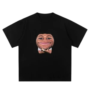 Koszulka Oversize Mbappé Dictador Football Meme 100% Bawełna Y2K 