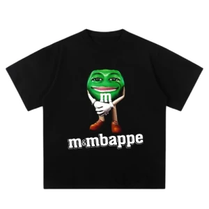 Koszulka Oversize Mbappé Dictador Football Meme 100% Bawełna Y2K 