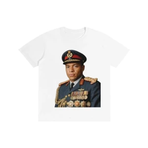 Koszulka Oversize Mbappé Dictador Football Meme 100% Bawełna Y2K 