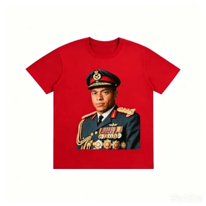 Koszulka Oversize Mbappé Dictador Football Meme 100% Bawełna Y2K 
