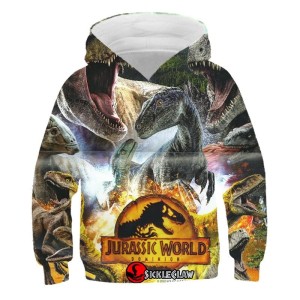 Bluza dziecięca 3D DINOZAURY Rozmiar 100-160   
