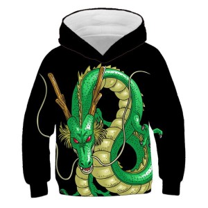 Bluza dziecięca 3D Dragon Ball Shenlong Rozmiar 100-160      