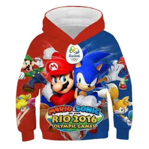 Bluza dziecięca 3D SONIC Rozmiar 100-160      