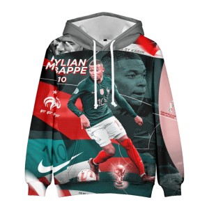Bluza dziecięca 3D Piłkarska Mbappe Rozmiar 100-160