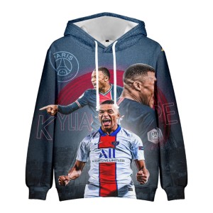 Bluza dziecięca 3D Piłkarska Mbappe Rozmiar 100-160