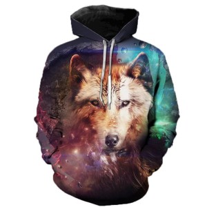 Bluza dziecięca 3D WILKI Rozmiar 100-160       