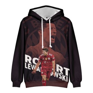 Bluza dziecięca 3D Piłkarska Lewandowski Rozmiar 100-160