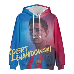 Bluza dziecięca 3D Piłkarska Lewandowski Rozmiar 100-160